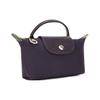 Longchamp Chiusura con Bottone e Cerniera Borsa Tote in Tela di Poliammide Riciclata Borsa Tote da Donna Viola 34175919645