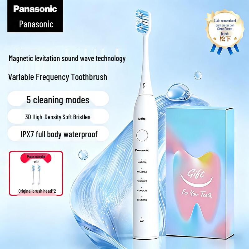 

Panasonic EW-DC01 Звуковая электрическая зубная щетка вилка CN (адаптер в комплекте)
