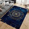 Celestial map cosmic starry universe carpet Yoga living room room decor children's crawling mat doormat area rug games mat