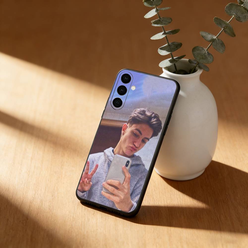 E-eric uiiz Minibuyer Phone Case For Samsung Galaxy A91,80,73,72 ,71,53,52,32 ,31,22,21s,20,Soft Black Case