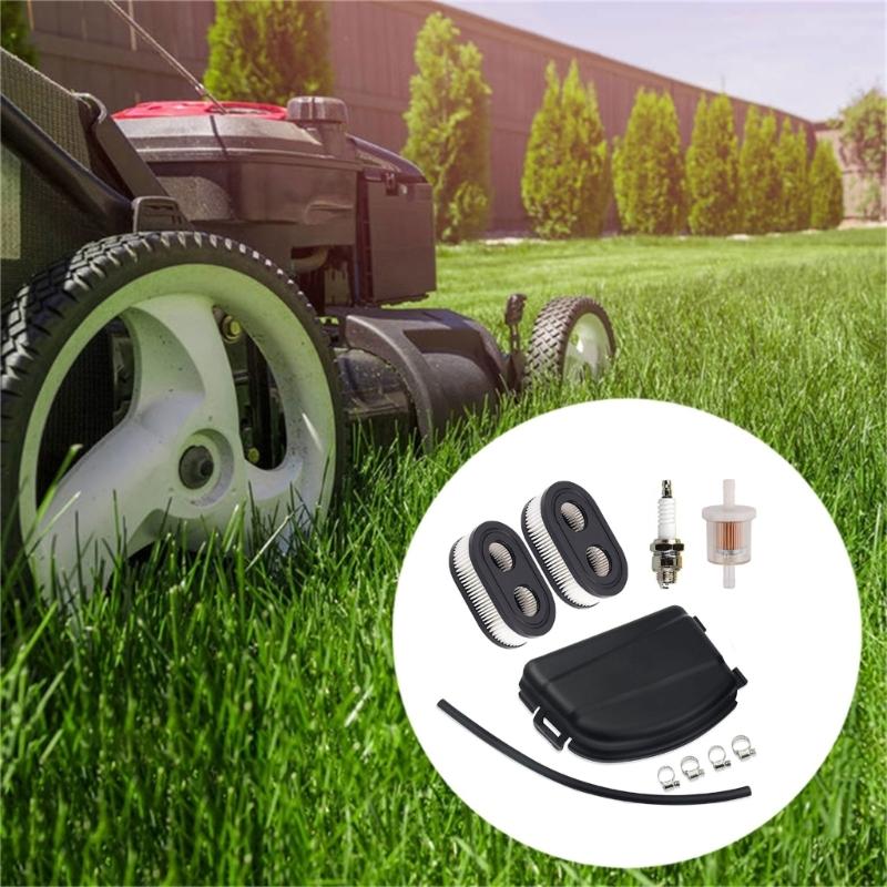 Odolná sada filtrů pro sekačku na trávu Vzduchový filtr pro sekačku Kryt vzduchového filtru Dlouhotrvající náhradní díly pro 594106 595658