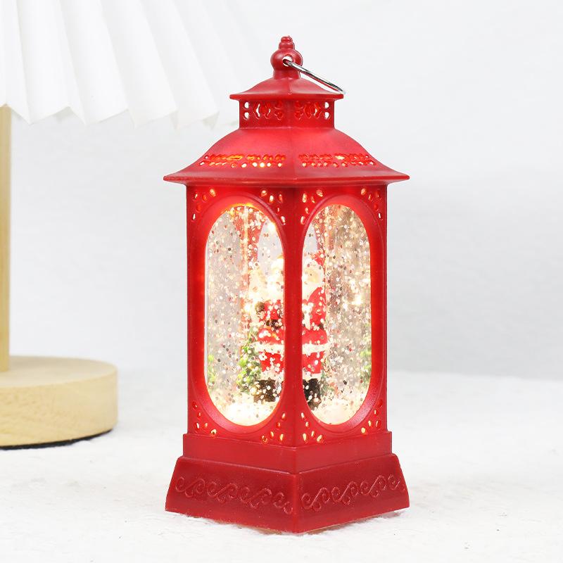 Christmas Decorations Crystal Lamp Christmas Night Light Old Man Style Lamp Gift Desktop Decoration Atmosphere Glow