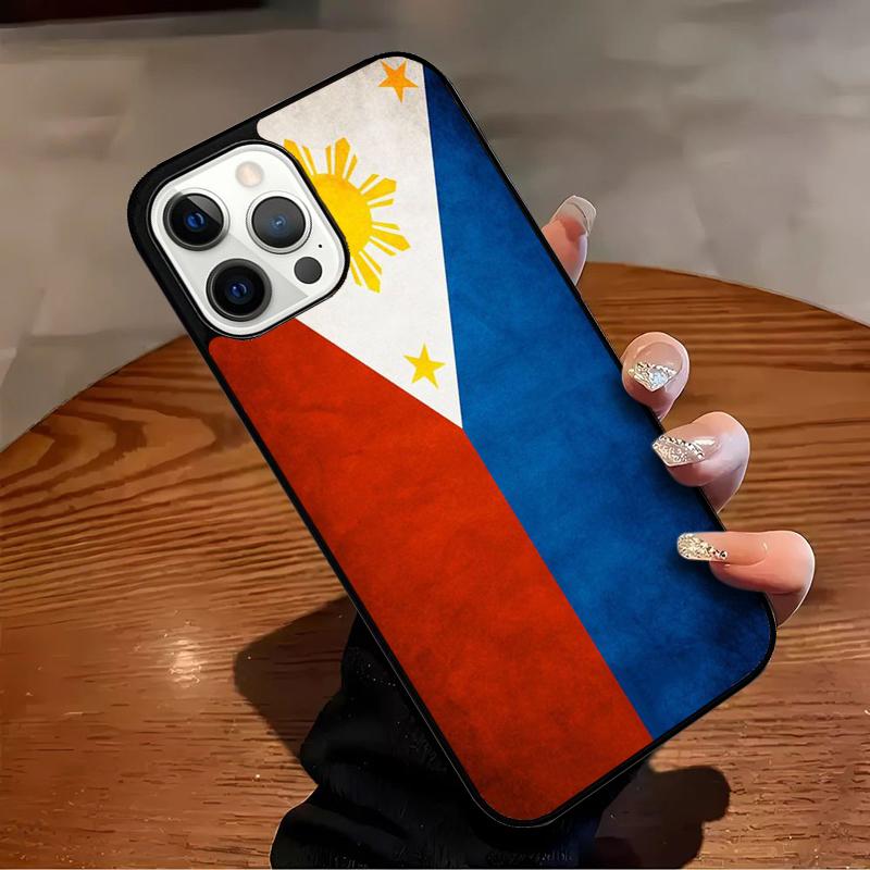 Philippines Flag Phone Case For iPhone 17 Air 16 15 14 13 12 11 Pro Max Max Plus Bumper Case Cover