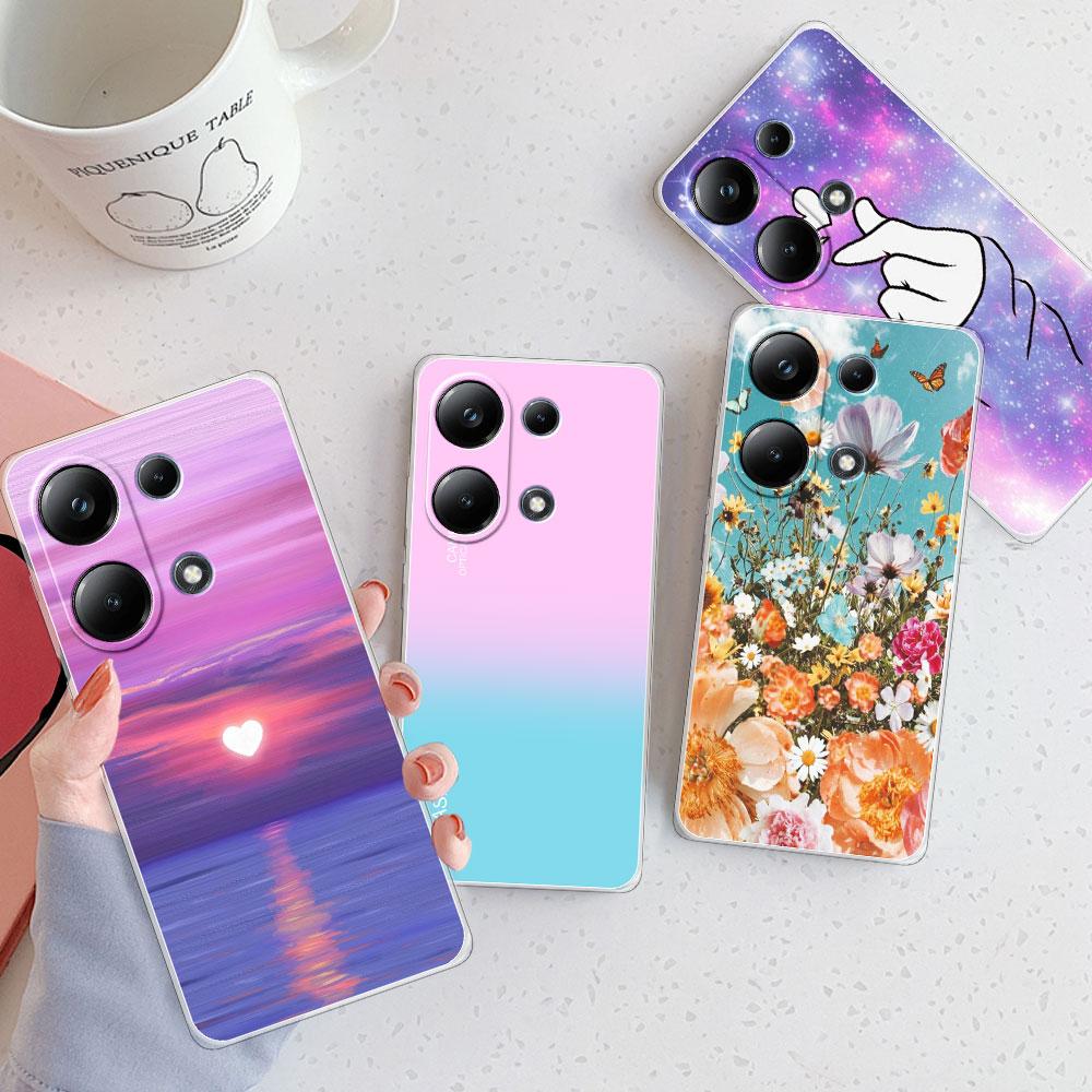 For Redmi Note 13 Pro Cases For Redmi Note 13 Cover Clear Protect Soft Silicone Phone Case or Redmi Note 13 Pro Plus Coque Funda