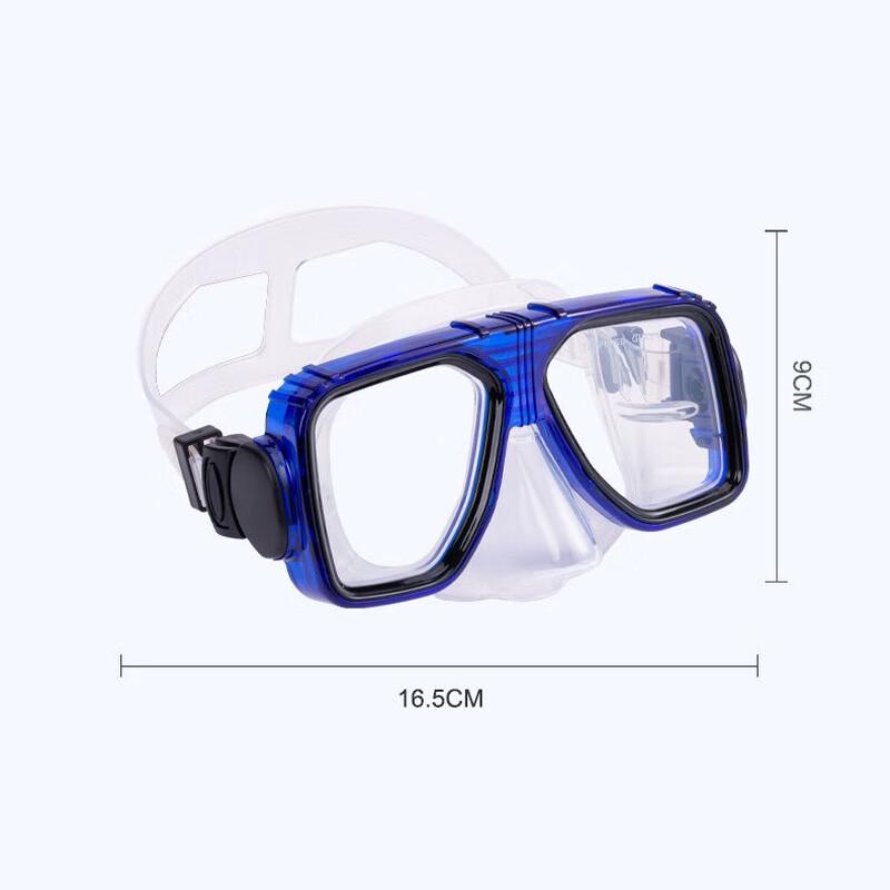 YBLKJ Adult Anti-Fog HD Silicone Diving Mask