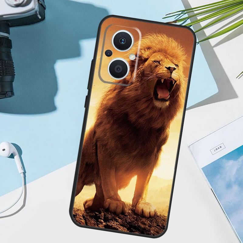 Roaring Lion Cover For OPPO Reno 12 F 13F 14F 11F 10 11 13 14 Pro 7 8 Lite OPPO Find X9 X5 X6 X8 Pro Case