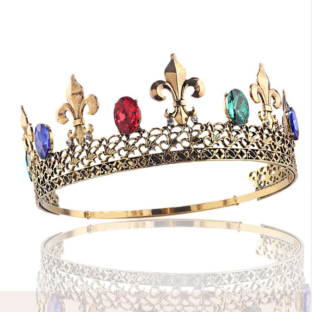 

Корона в стиле барокко с золотым наконечником пистолета, бриллиантовыми акцентами и регулируемой задней частью