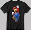 The Simpsons, Homer Super Mario Game White-Black Men / Women T-Shirt YZ148