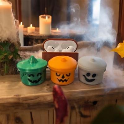 Halloween Pumpkin Bucket Miniature Design Pumpkin Orange Bucket Mini Storage Containers Festive Halloween Decoration