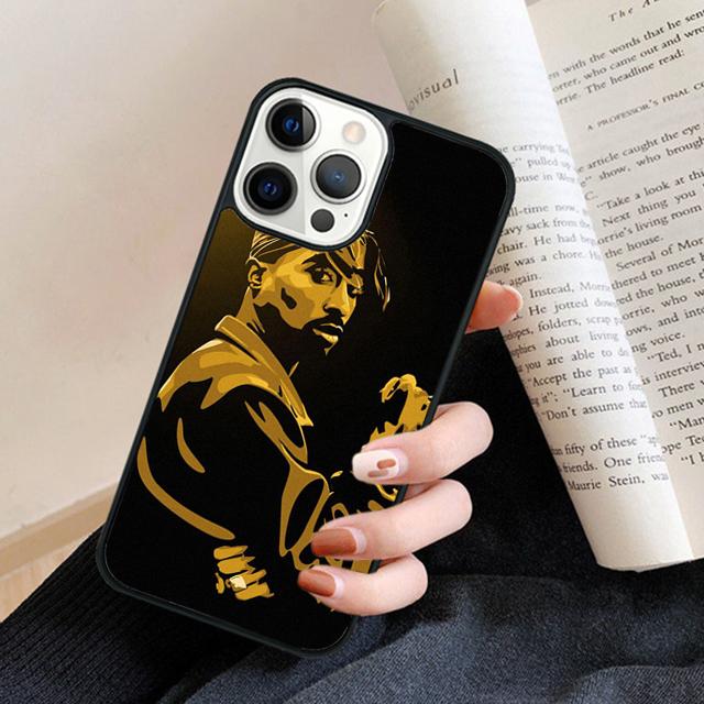 2Pac Tupac Shakur Phone Case Cover For iPhone 17 Air 16 15 14 plus 11 12 13 pro max coque Shell Fundas