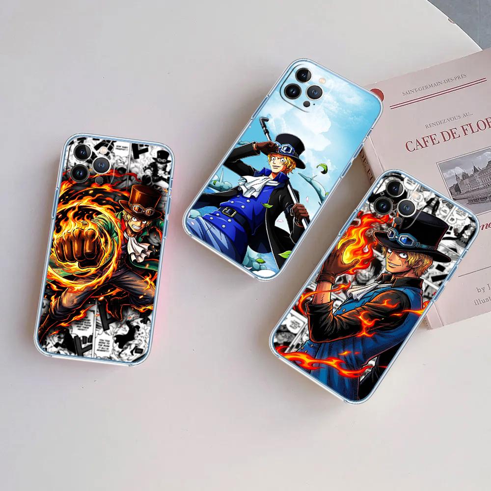 FM42 One Piece Sabo Soft Shell Transparent Phone Case for Motorola Moto G7 G8 G9 G84 G85 G73 G24 G15 Z2 Play Power Plus