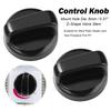 Black Barbecue Stove Knob 8mm Rotary Switches New Stove Switch Knob  Gas Fireplace Fire Pit