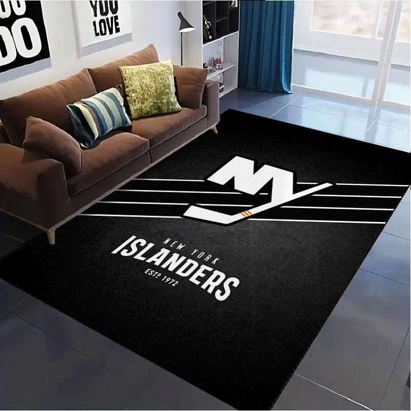 New York Islanders Carpet Rug for Living Room Bedroom Home Sofa Decoration,Kids Play Non-slip Floor Mat
