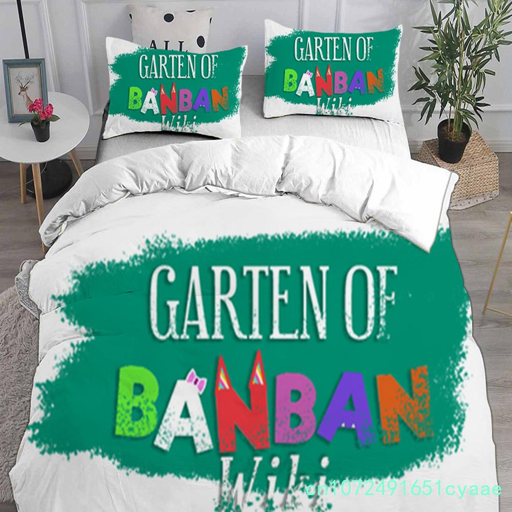 Game Garten Of Banban Bedding Sets Comforter Quilt Bed Cover Duvet Cover Pillow Case 2-3 Pieces Sets Kids Adult Size