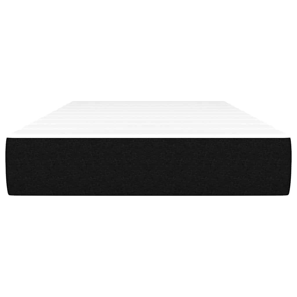 vidaXL Taschenfederkernmatratze Mittel Schwarz 80x200x20 Cm Stoff