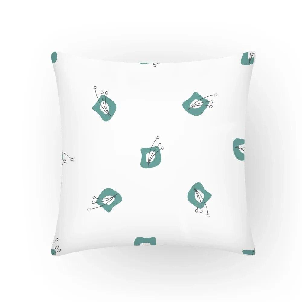 

Офисная подушка для дивана, художественная скандинавская удобная домашняя подушка, простая наволочка, подарочная декоративная подушка 40x40cm