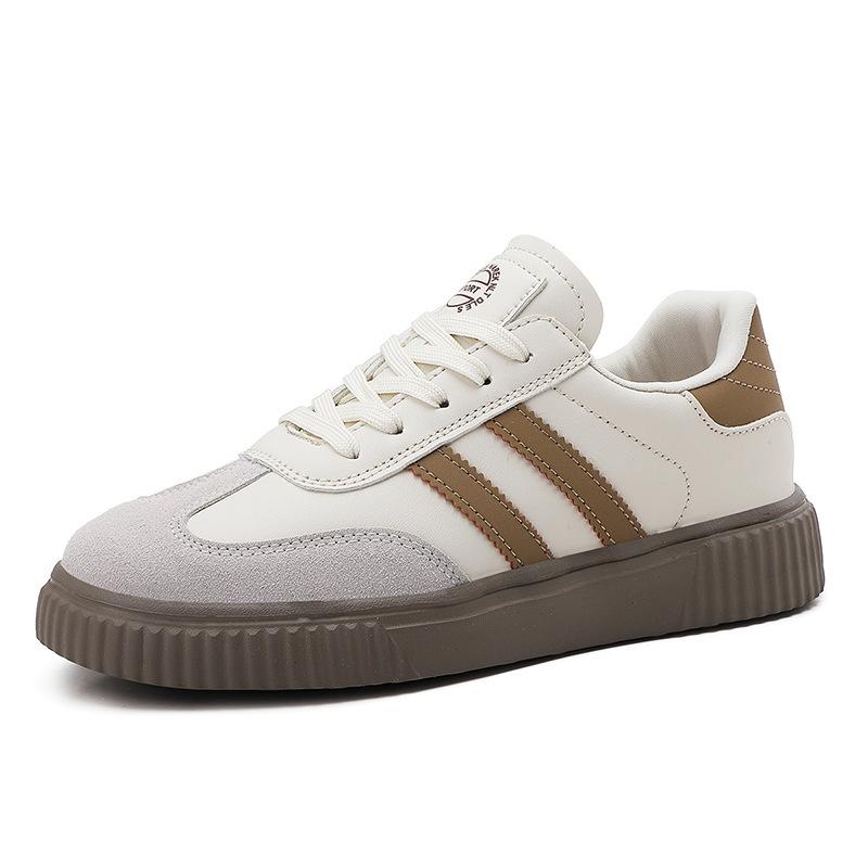 Fashion Comfortable Women's Shoes Korean Style Thick Sole Sports Casual Shoes Retro Versatile Training Shoes Women's Lace Strap New