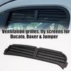 2 Stück Lüftungsgitter Fliegengitter für Ducato Boxer Jumper Anti-Mücken-Gitter für Automobile