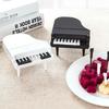 New 10pcs/set Creative Shape Piano Fruit Fork Creative Piano Keyboard Plastic Fork Kids Dessert Cake Forks Picks Bar Accessory