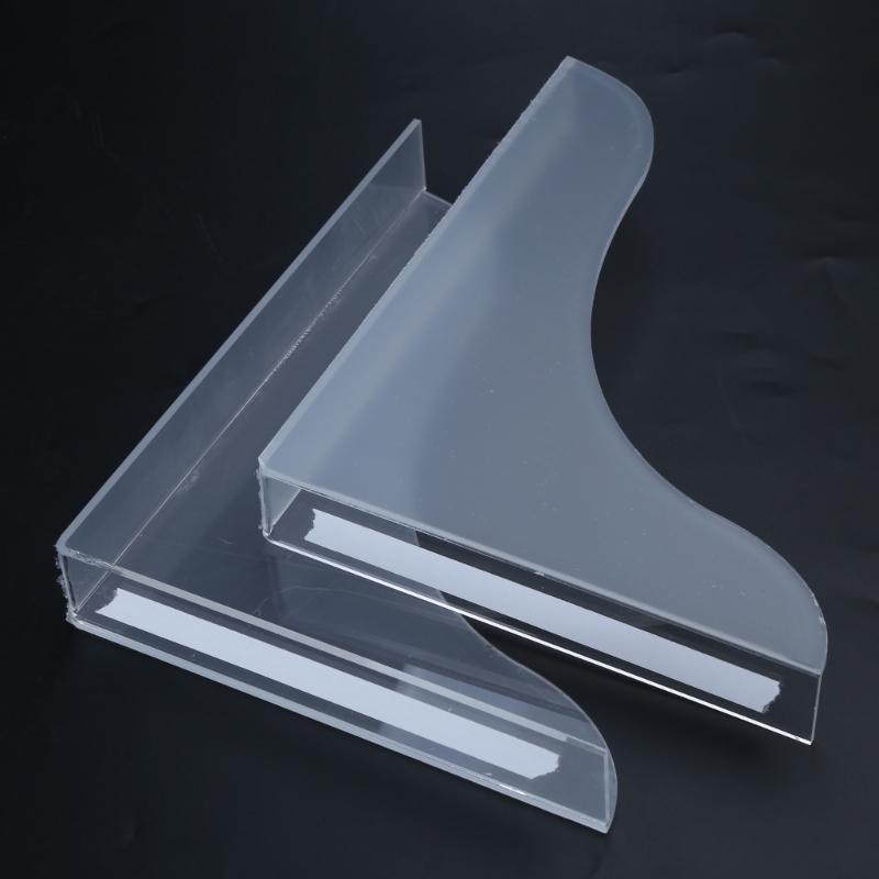 2pcs/set Bathroom Splash Cover Multipurpose Bathtub Splash Cover Supplies for School Office Dormitory Countertop