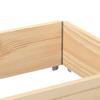Pallet Frame 150 x 50 cm Solid Pine Wood