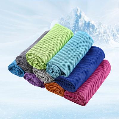Summer Ice Silk Cold Exercise Towel Outdoor Fitness Cool Towel Quick Dry Cooling