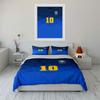 Yellow Number, Brazil Emblem. Bedding Sets Duvet Cover Sets Duvet Covers Pillowcases(1 * Duvet Cover 2 * Pillowcases, Without Duvet Insert)