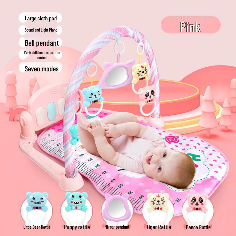 Baby Fitness Pedal Piano Gym: Infant Activity Toy, Ages 3+ Months