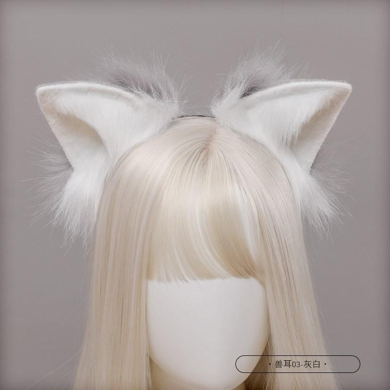 Handmade Plush Fox Tail Cosplay Accessory Anime Conventions Unisex Animal Costume Prop