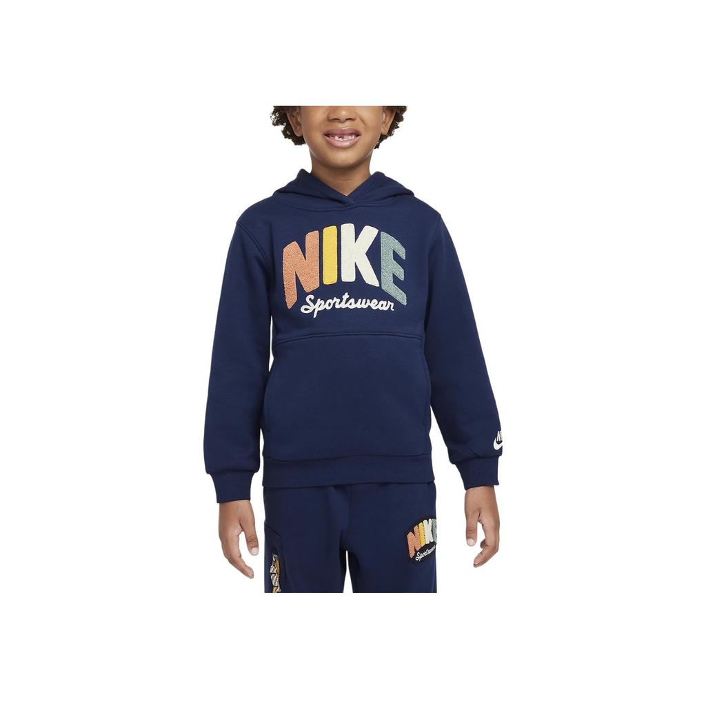 Nike Sportswear Powder Play Soft Fleece Pullover Hoodie Kids hoodies Dark-Navy HQ7944-410