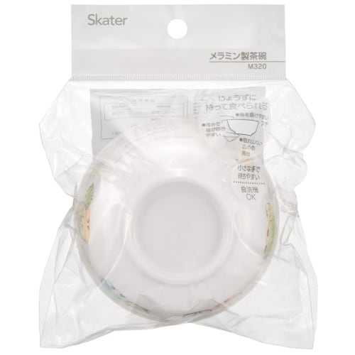 Skater Bowl Melamine Rice Bowl 240ml Sumikkogurashi Rabbit Rice M320-A