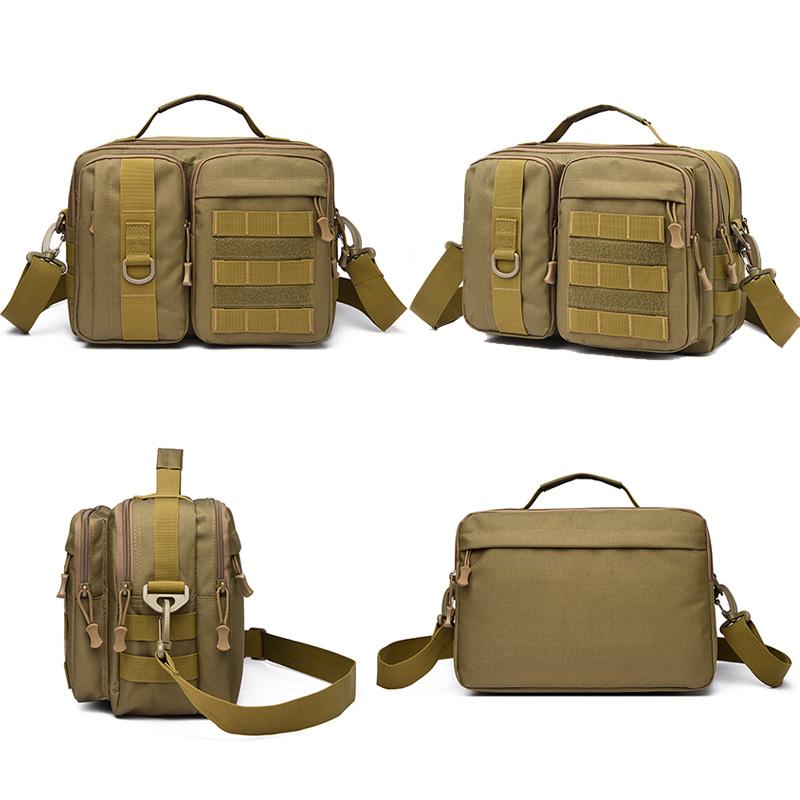 Trekking Handbags Shoulder Bag Camping for Man Hiking Travel Climbing Fishing Sling Crossbody Outdoor Weekend Molle Bag