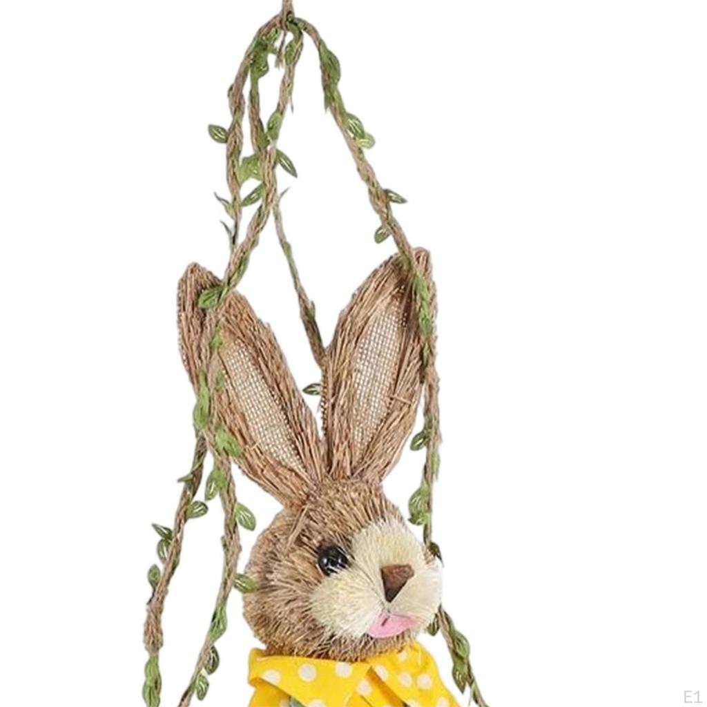 Animal Craft Decorative Ornament Swing Figurine Woven Collection Sculpture Cute for Wedding Balcony