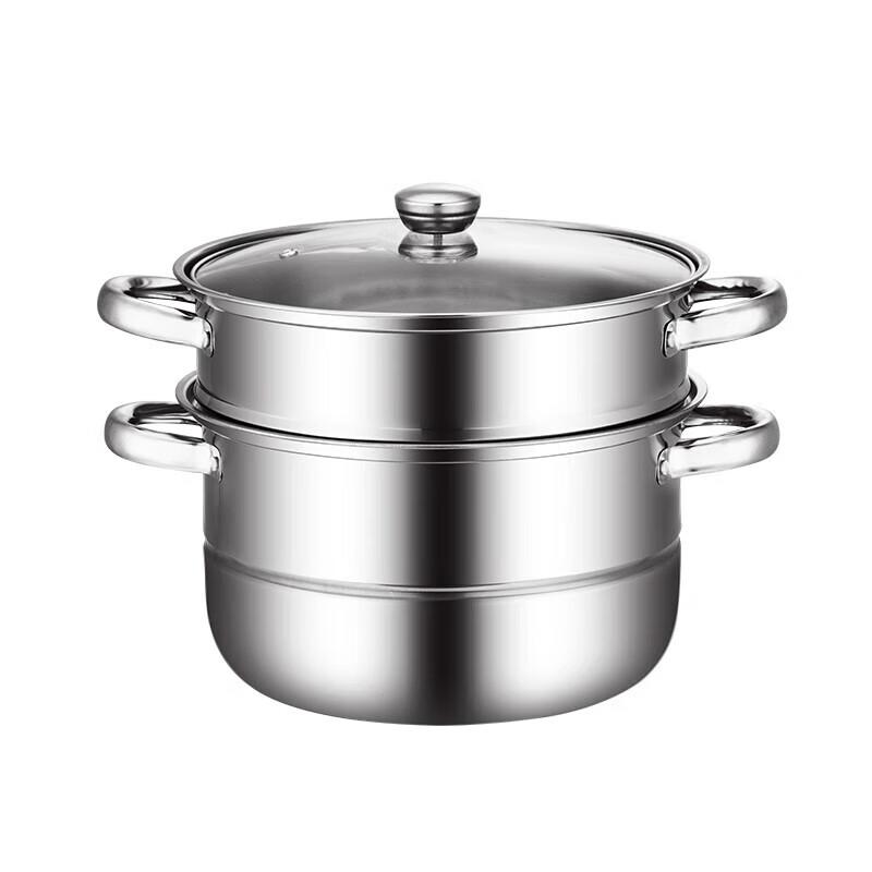 316L Stainless Steel Double-Layer Steamer Pot