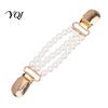 Waist Tightening Clip Vintage Sweater Clips for Women Girls, Retro Faux Pearl/Floral Cardigan Clips, Elegant Collar Metal Cincher Buckle Dresses