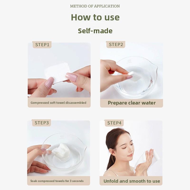 Single Packed Compressed Towels, Thickened and Portable for Travel and Hotel Use