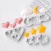 Number Design Chocolate Mold Star Shape Resin Clay Mold New Silicone Mold  DIY Dessert