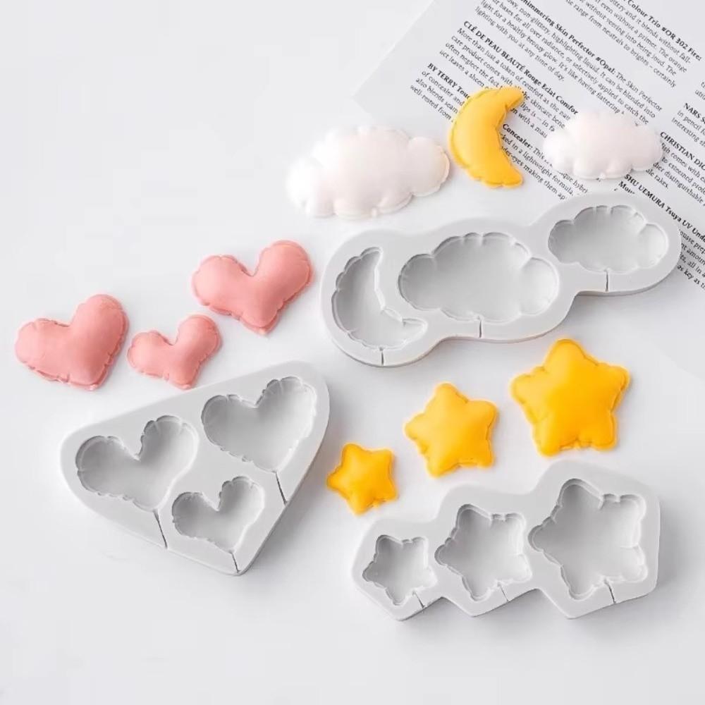 Number Design Chocolate Mold Star Shape Resin Clay Mold New Silicone Mold DIY Dessert