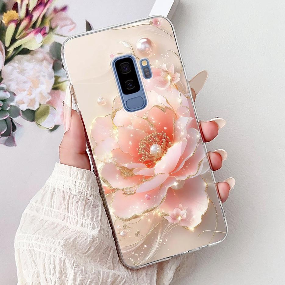 For Samsung Galaxy S9 Case SM-G960F Cute Cat Painted Cover Soft Slim Phone Case For Samsung S9 Plus S 9 Galaxy S9+ SM-G965F Bags