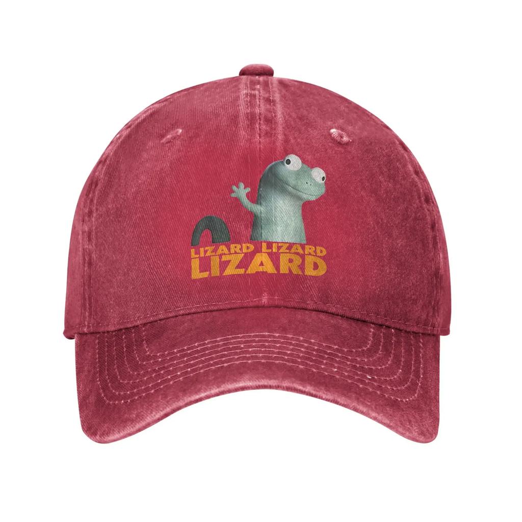 Baseball Cap Lizard Lizard Lizard Meme Summer Trendy Trucker Hat Women Men Print Hunting Camping Hot Sale Snapback Cap