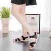 Going Out Soft Leather Soft-soled Sandals Women's 2025 Summer New Fashion Versatile High Sense Sports Mother Beach Sandals
