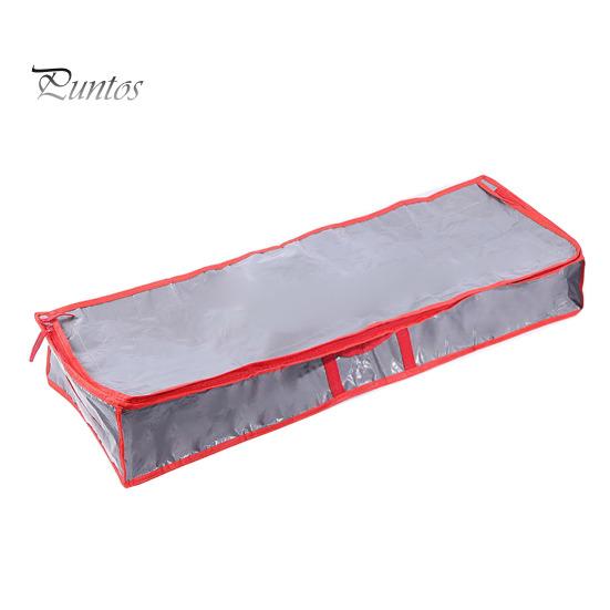 Сумка для хранения рождественской елки с усиленной ручкой, застежкой-молнией, большой вместимости, водонепроницаемый складной органайзер для рождественской елки серый