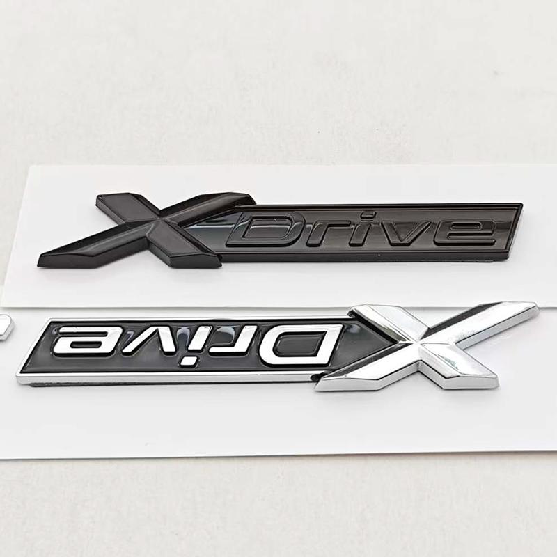XDrive 30d 30i Písmenný znak pro BMW X3 X4 X5 X6 X7 G01 G02 G05 G06 Znak na kufr Štítek s názvem Logo Samolepka Chromová Černá Příslušenství
