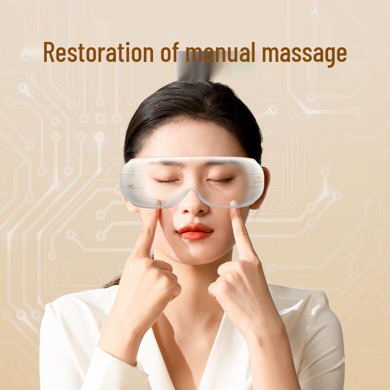 HEZHENG Foldable Eye Massager with Heat CN Plug (adapter Included)
