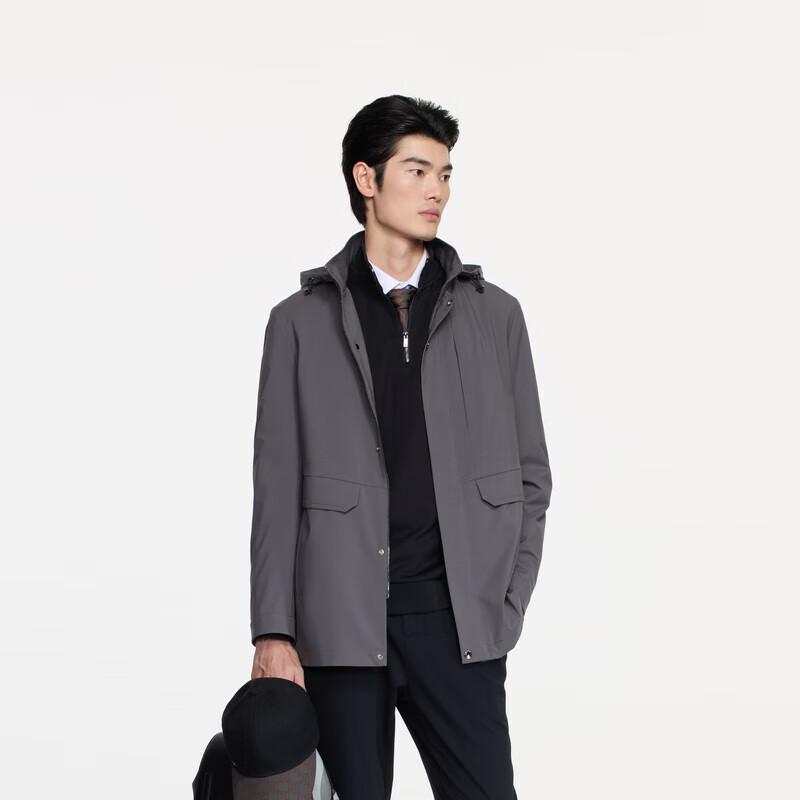 

K-Boxing Men s Autumn/Winter Hooded Business Jacket M
