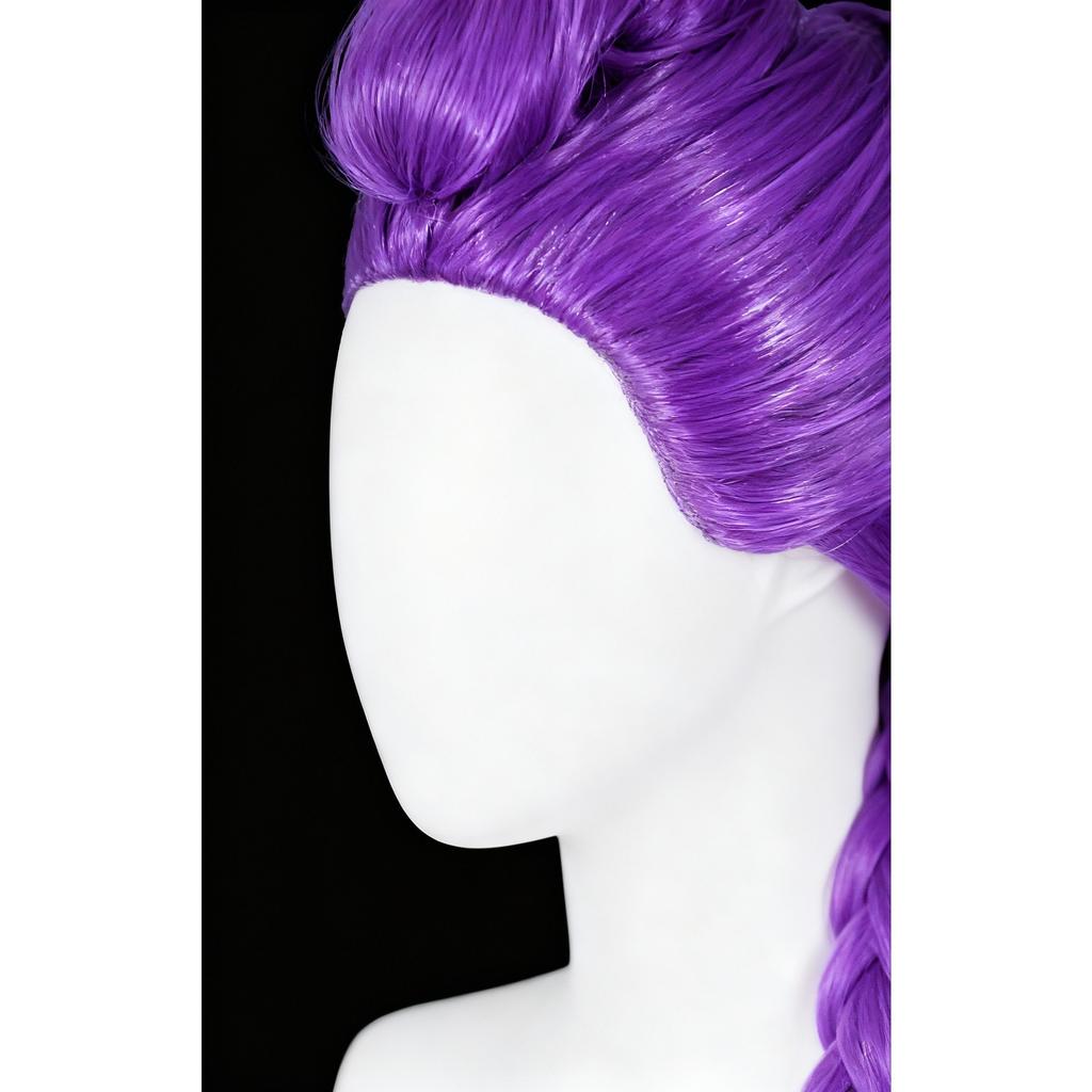 Parrucca Sintetica Rumi Mira Zoe Anime - Accessorio Costume da Cacciatrice di Demoni Bambina per Cosplay e Feste a Tema