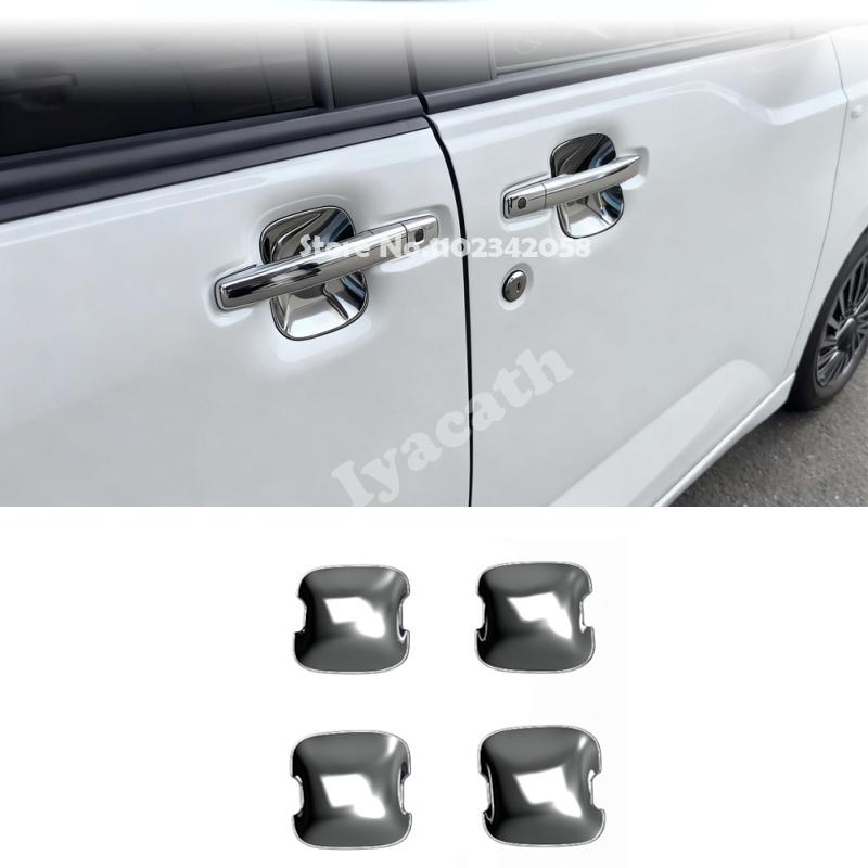 For Nissan ROOX 2025 2026 ABS carbonfiber black Car Outside Door Handle Shell Door Handle Door Bowl Cover Exterior accessories