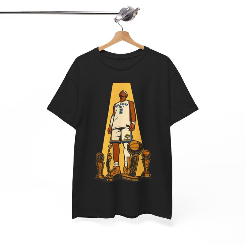 

SGA Finals MVP Trophy Season Shai Gilgeous alexander 2025 T Shirt S разноцветный