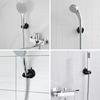 Suction Cup Shower Head Holders Strong Adhesive Wall Mount Adjustable Angle Shower Brackets Quick Fixing for Bathroom