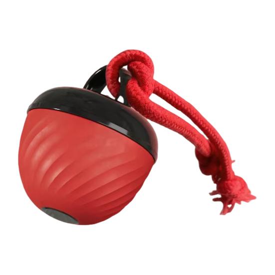 Interactive Dog Ball Chew-resistant Smart Puppy Toy Ball with Sound Rope Electric Automatic Moving And Rolling Pet Ball for Small Medium Large Dogs
